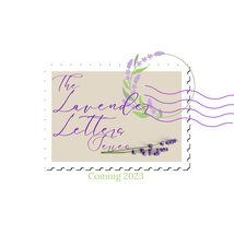 Lavender Letters Logo, Elizabeth Bourgeret, author Picture