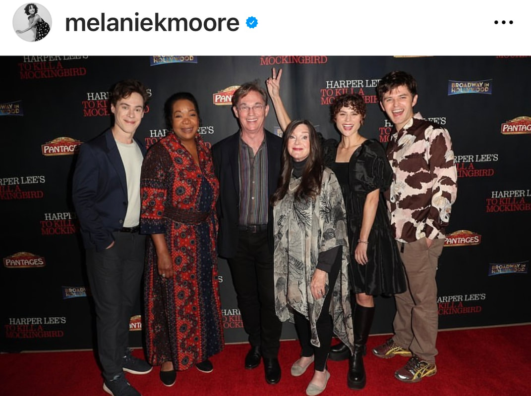 cast of To Kill a Mockingbird, Richard Thomas, Melanie Moore instagram, ginger life travel