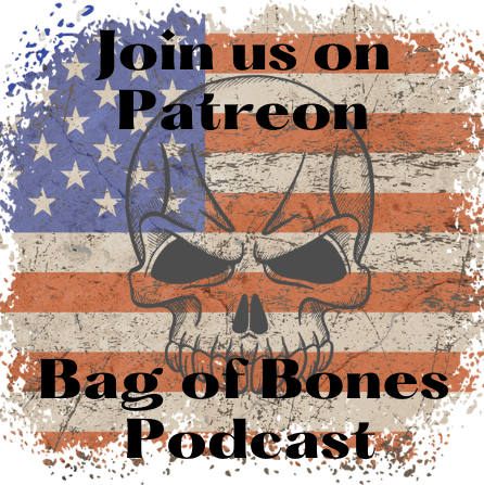 Bag of Bones on Patreon, Antique American Flag Picture
